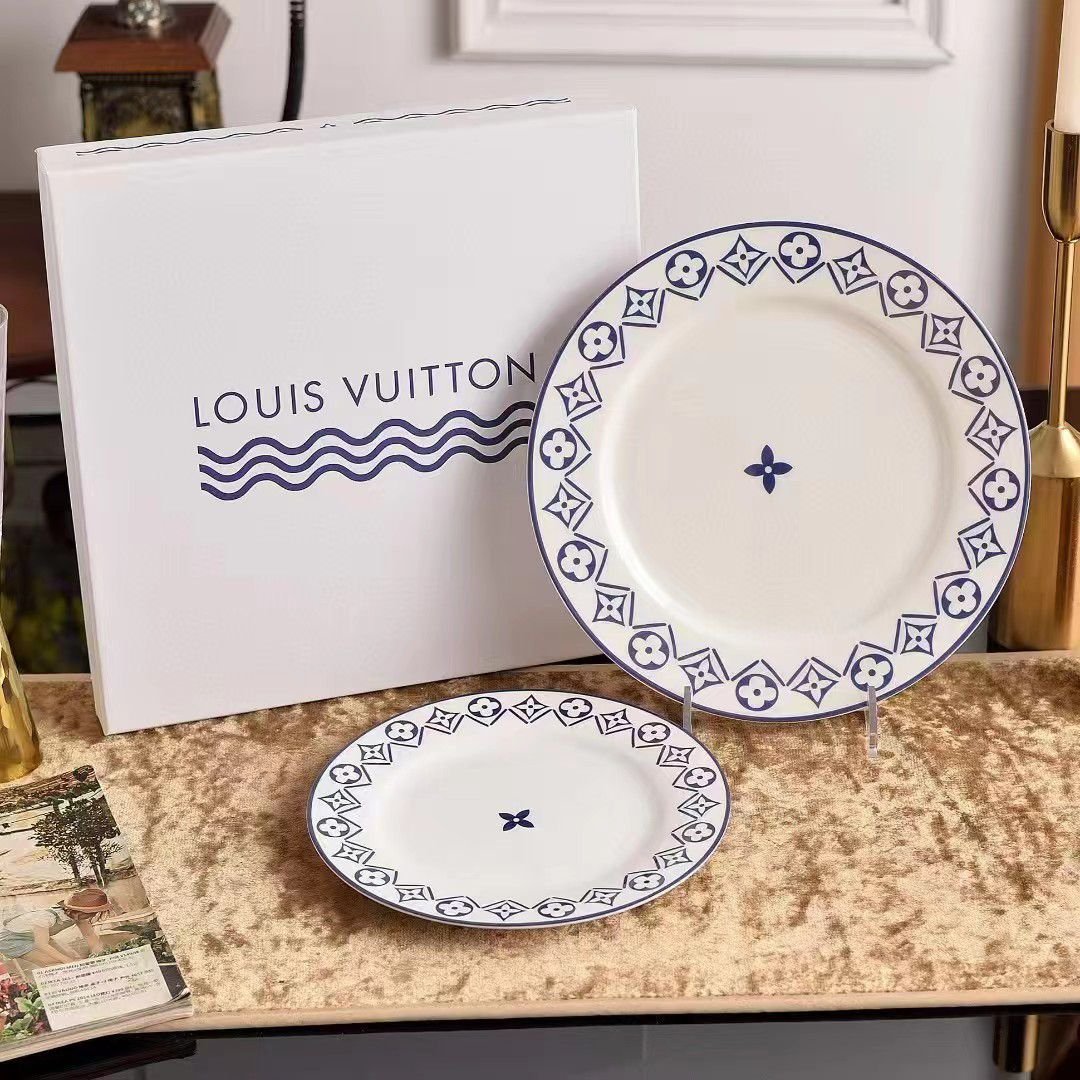 Louis Vuitton LV Plates set of two pieces - Louis Vuitton Plates | Buy Online in UAE